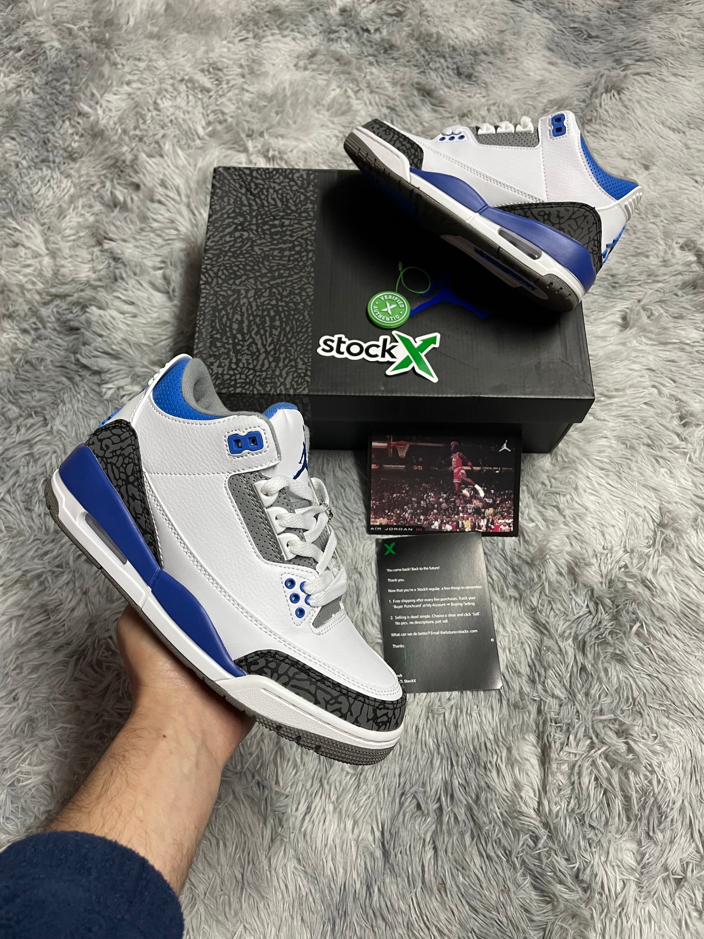 Air Jordan 3 - Retro Racer Blue