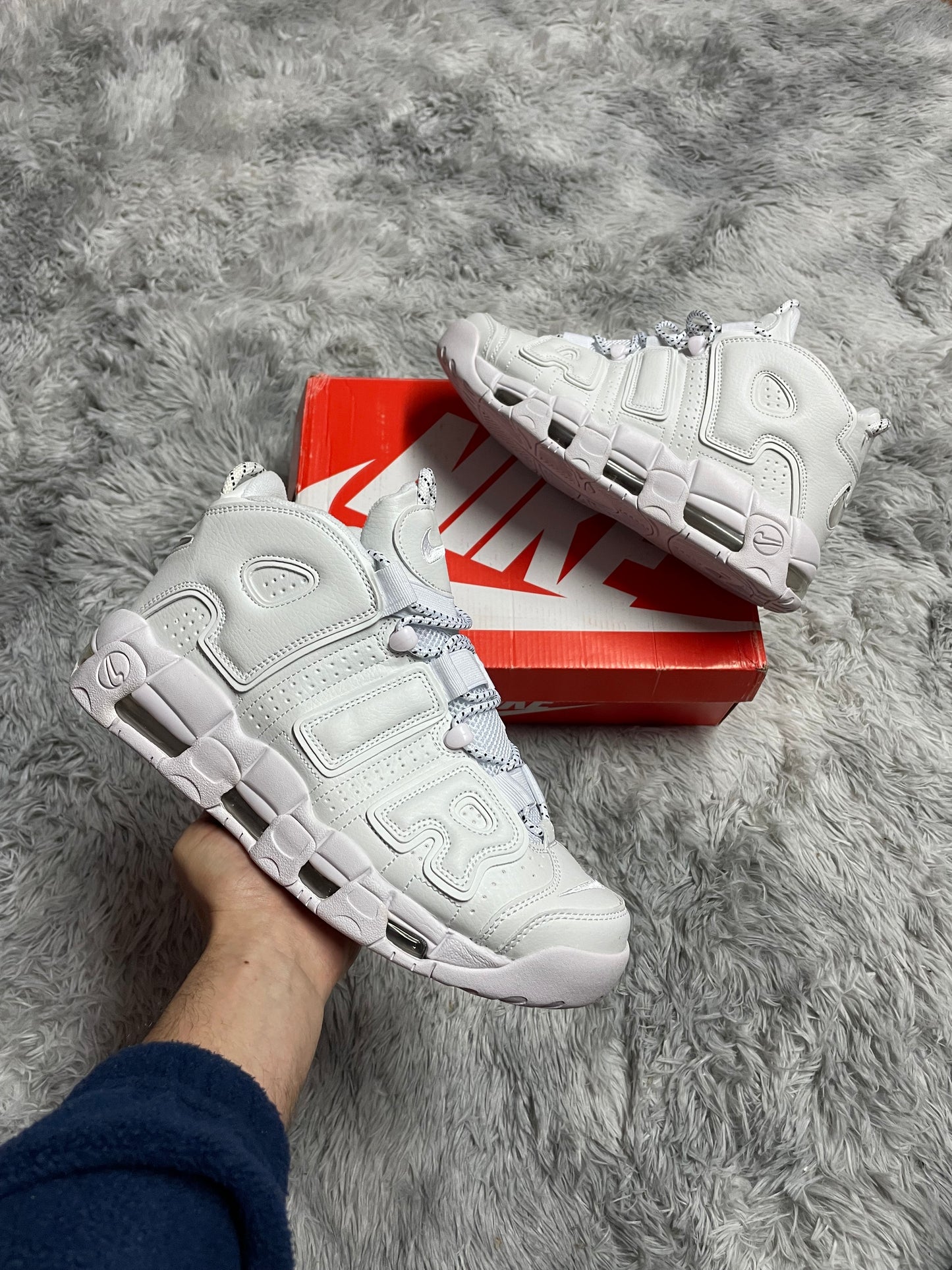 Nike Uptempo - Triple White